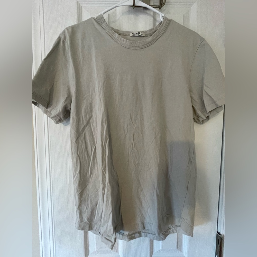 Buck Mason Men’s Gray T-shirt - Size M